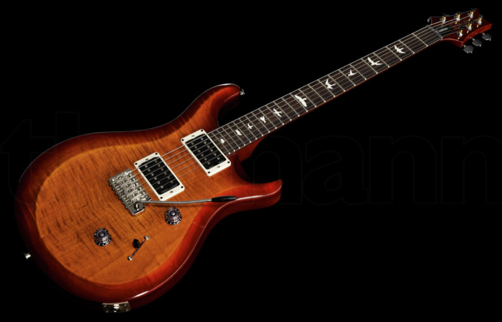 Prs S2 Custom 24 Usa 2h Trem Rw - Dark Cherry Sunburst - Guitare Électrique Double Cut - Variation 1
