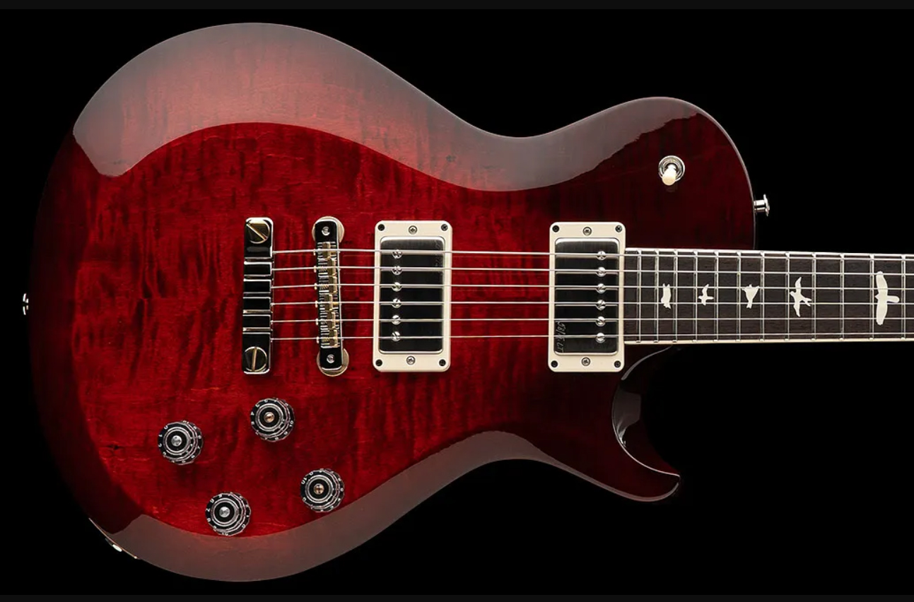 Prs S2 Mccarty 594 Singlecut Usa 2h 58/15lt Ht Rw - Fire Red Burst - Guitare Électrique Single Cut - Variation 2