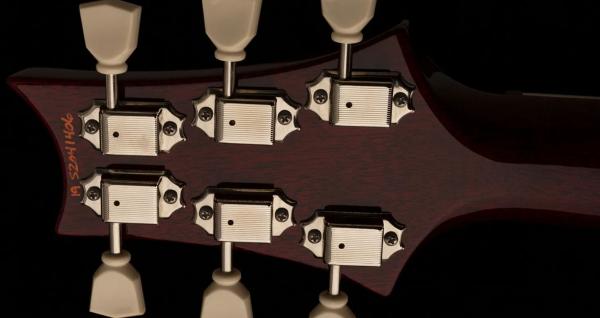 Guitare électrique solid body Prs USA S2 McCarty 594 Thinline - vintage cherry