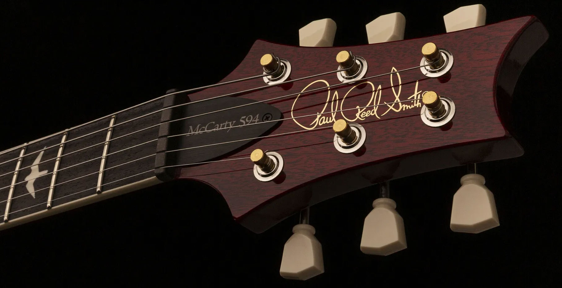 Prs S2 Mccarty 594 Thinline Hh Rw - Vintage Cherry - Guitare Électrique Double Cut - Variation 3