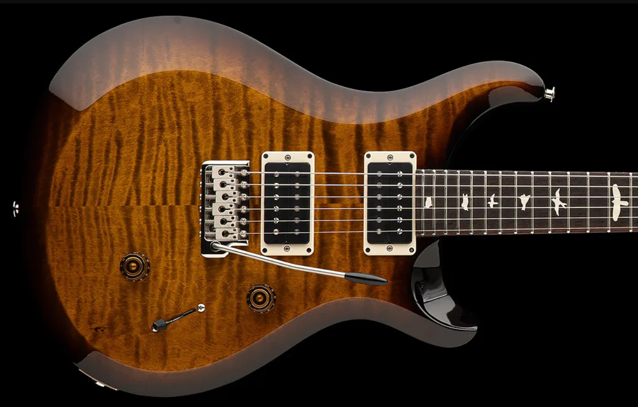 Prs S2 Mccarty 594 Usa 2h 58/15lt Ht Rw - Black Amber - Guitare Électrique Double Cut - Variation 1