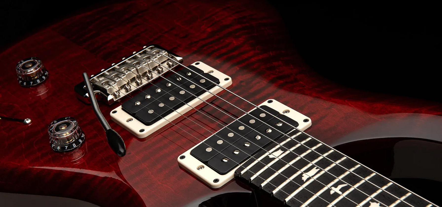 Prs S2 Mccarty 594 Usa 2h 58/15lt Ht Rw - Fire Red Burst - Guitare Électrique Double Cut - Variation 3