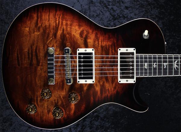 Guitare électrique solid body Prs SC 245 (USA, #226164) - Black gold wrap burst