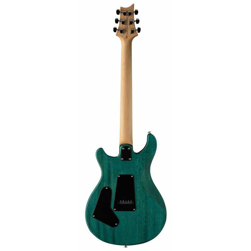 Prs Se Ce 24 Standard Hh Trem Mn - Satin Turquoise - Guitare Électrique Double Cut - Variation 1