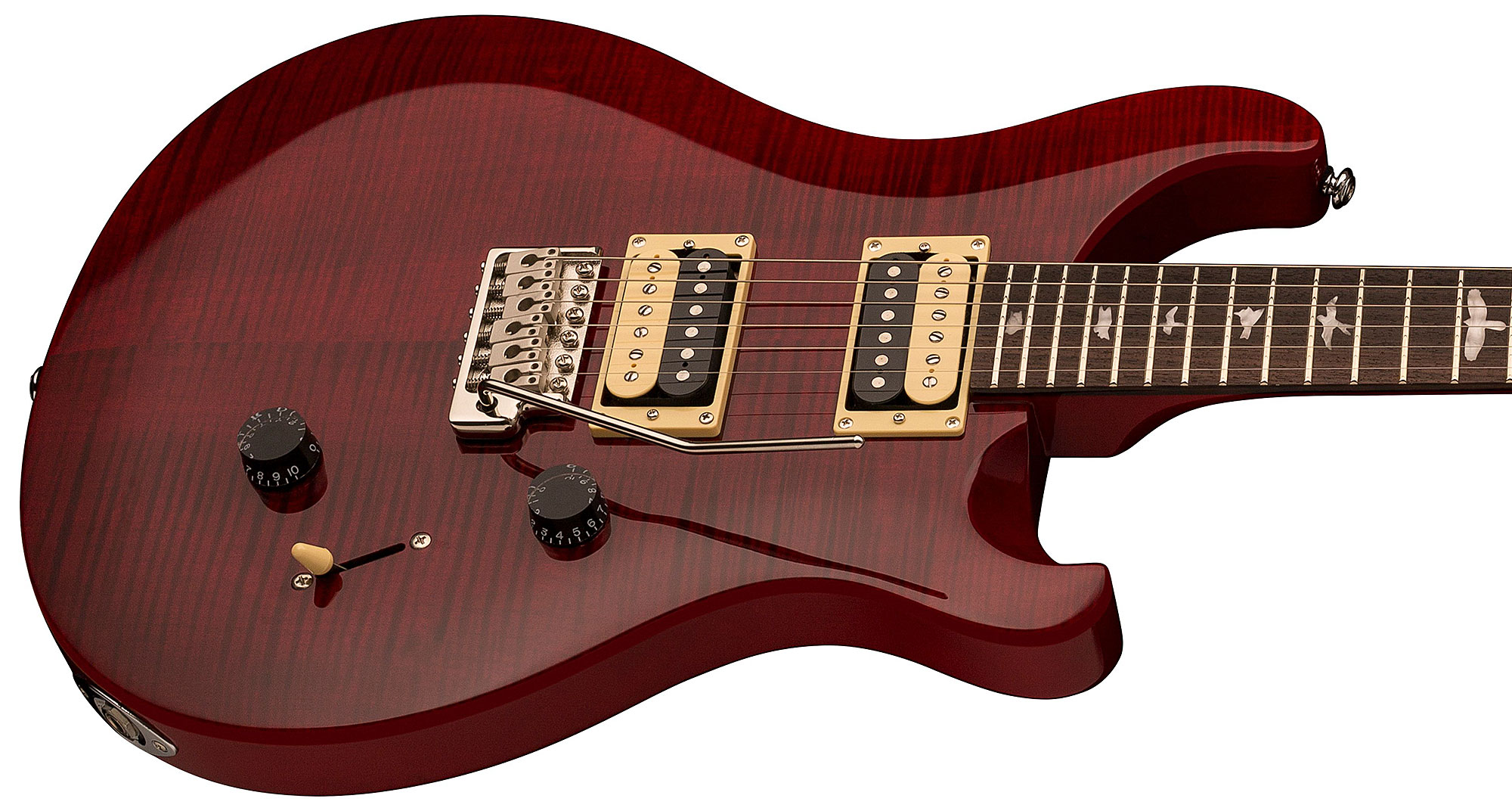 Prs Se Custom 24 2018 Hh Trem Rw - Scarlet Red - Guitare Électrique Double Cut - Variation 7