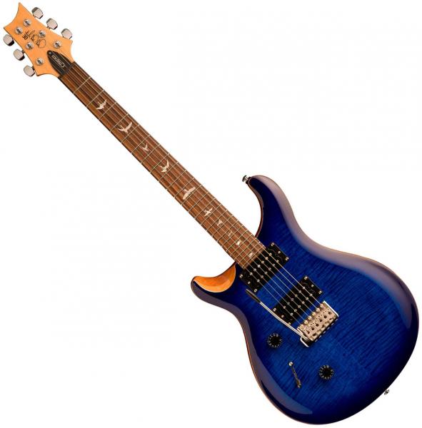 Guitare électrique solid body Prs SE Custom 24 2021 gaucher - Faded blue burst