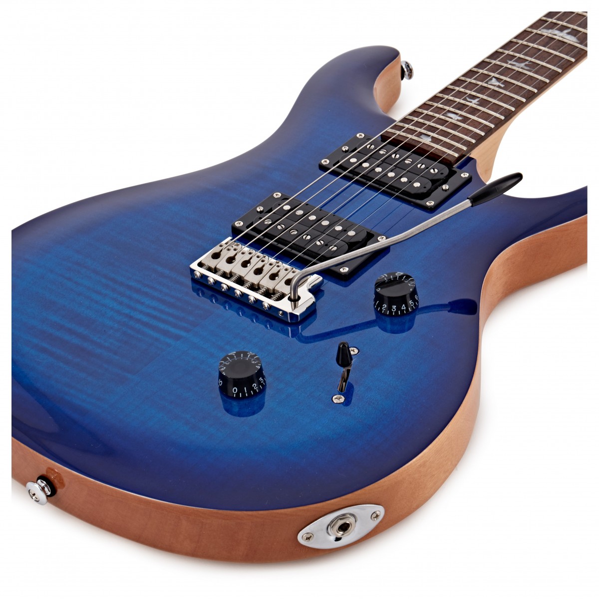 Prs Se Custom 24 2021 2h Trem Rw +housse - Faded Blue Burst - Guitare Électrique Double Cut - Variation 1
