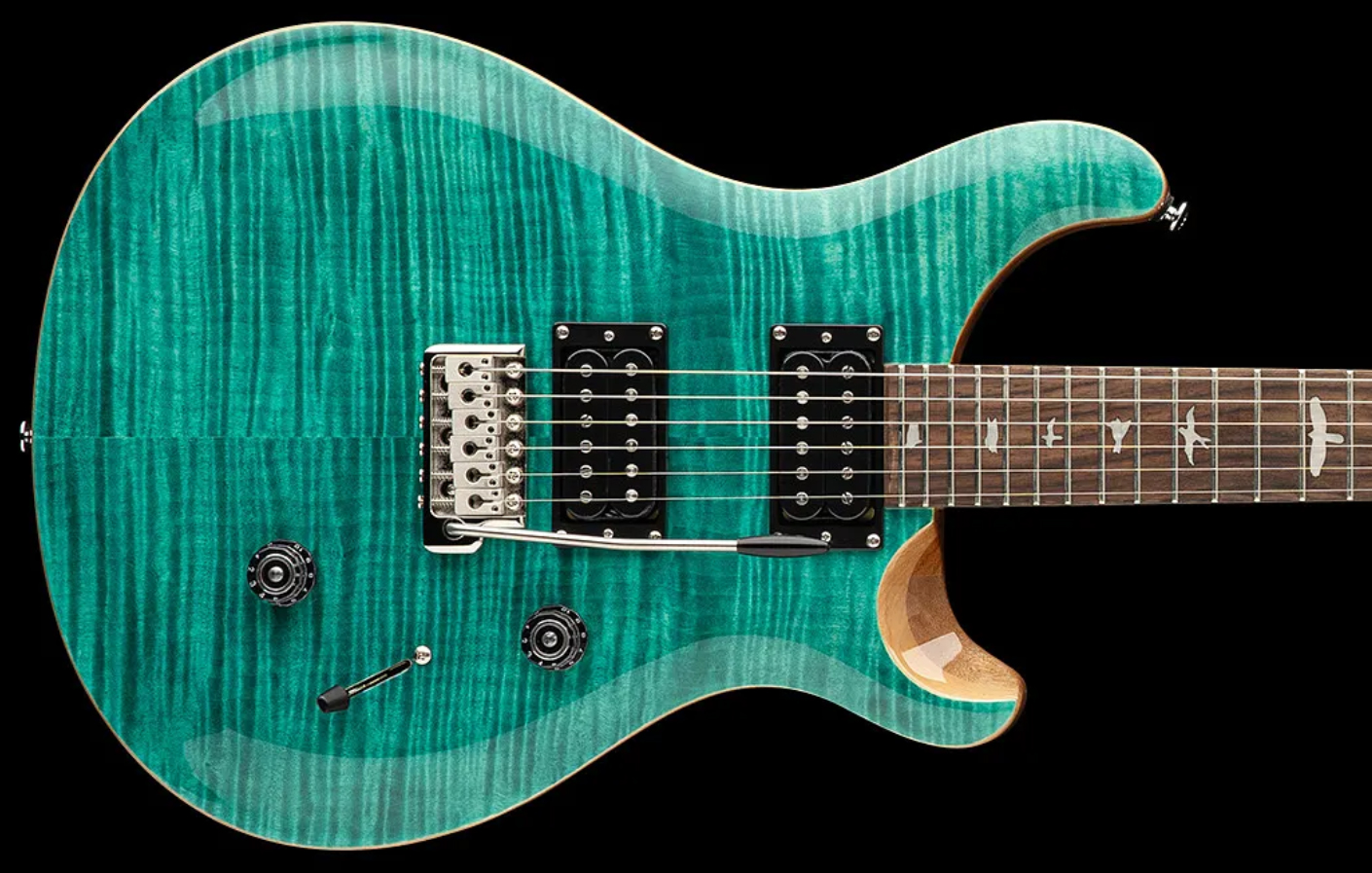 Prs Se Custom 24 2h 85/15s Trem Rw - Turquoise - Guitare Électrique Double Cut - Variation 5
