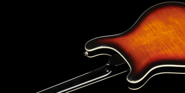 Guitare électrique solid body Prs SE Hollowbody Standard 2020 - tobacco sunburst