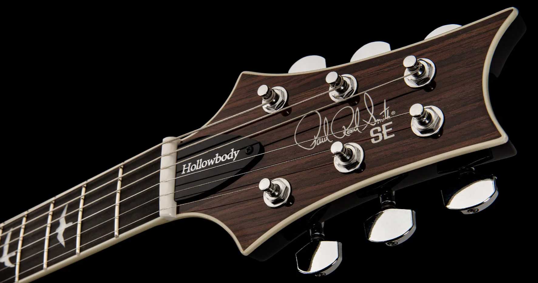 Prs Se Hollowbody Standard Piezo 2h Ht Eb - Dog Hair Smokeburst - Guitare Électrique 1/2 Caisse - Variation 5