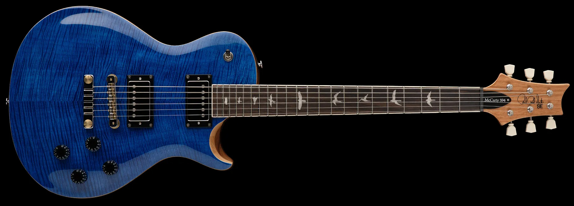 Prs Se Mccarty 594 Singlecut 2h Ht Rw - Faded Blue - Guitare Électrique Single Cut - Variation 2