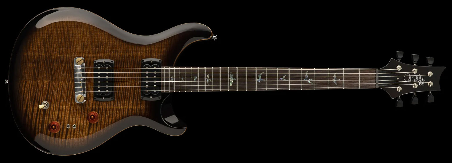 Prs Se Paul's Guitar 2h Ht Rw - Black Gold Burst - Guitare Électrique Double Cut - Variation 2