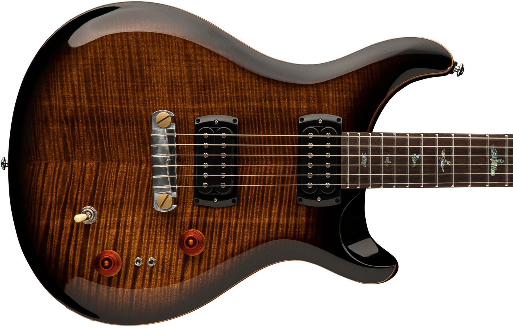 Prs Se Paul's Guitar 2h Ht Rw - Black Gold Burst - Guitare Électrique Double Cut - Variation 3