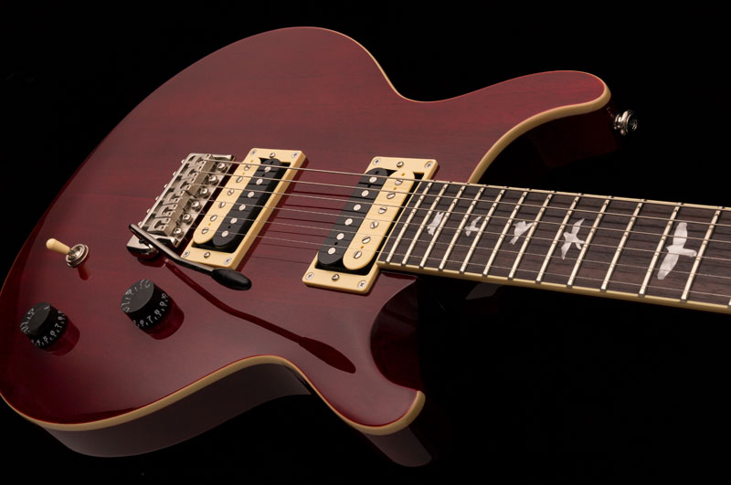 Prs Se Santana Standard 2018 Hh Trem Rw - Vintage Cherry - Guitare Électrique Double Cut - Variation 1