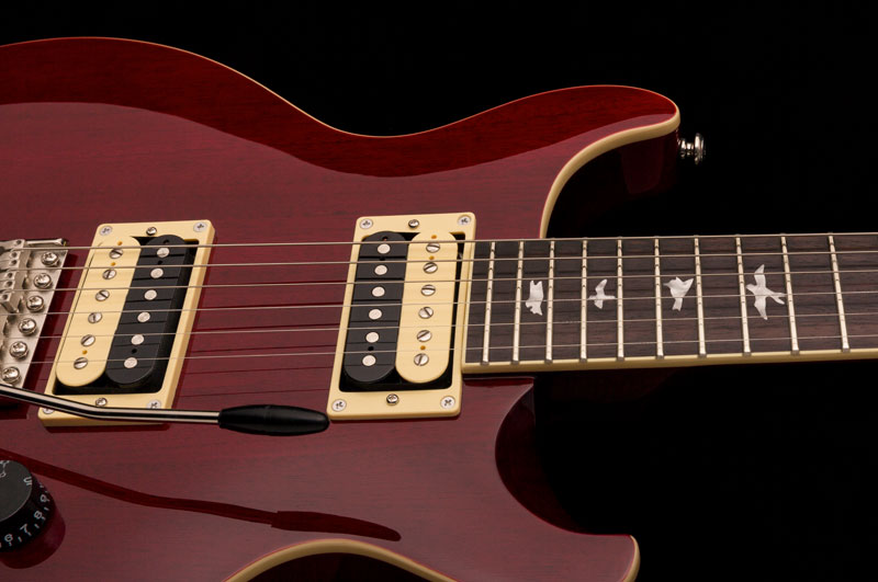 Prs Se Santana Standard 2018 Hh Trem Rw - Vintage Cherry - Guitare Électrique Double Cut - Variation 2