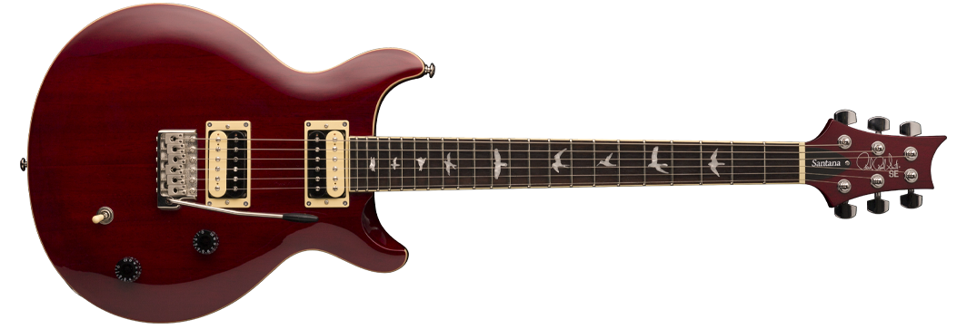 Prs Se Santana Standard 2018 Hh Trem Rw - Vintage Cherry - Guitare Électrique Double Cut - Variation 7