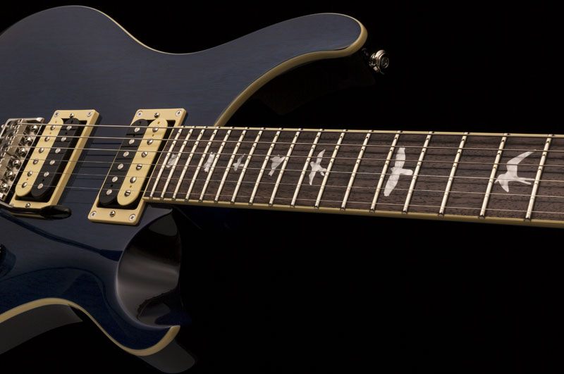 Prs Se Standard 24 Trans Blue - Guitare Électrique Double Cut - Variation 1