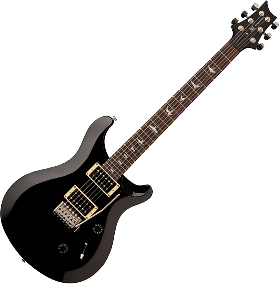 Prs Se Standard 24 2017 Hh Trem Rw - Black - Guitare Électrique Double Cut - Variation 2