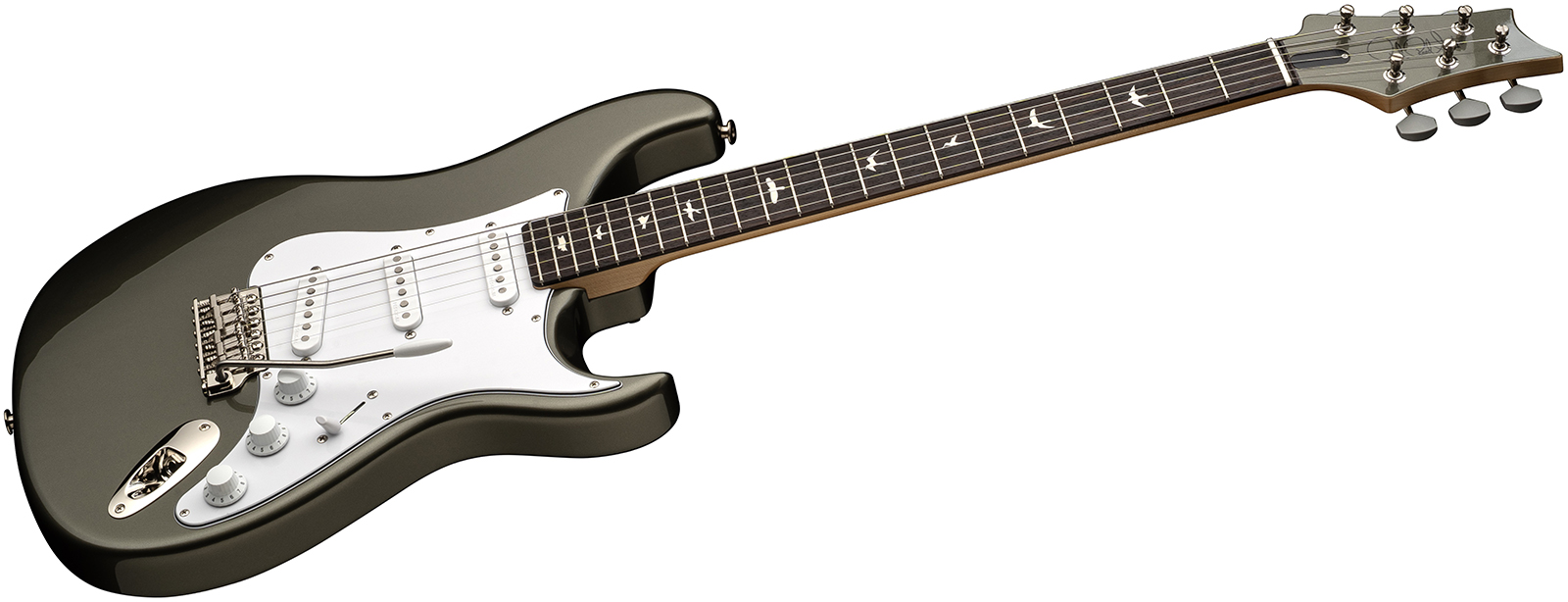 Prs Silver Sky Defender Se Ltd Signature 3s Trem Rw - Woolstone Green - Guitare Électrique Forme Str - Variation 2