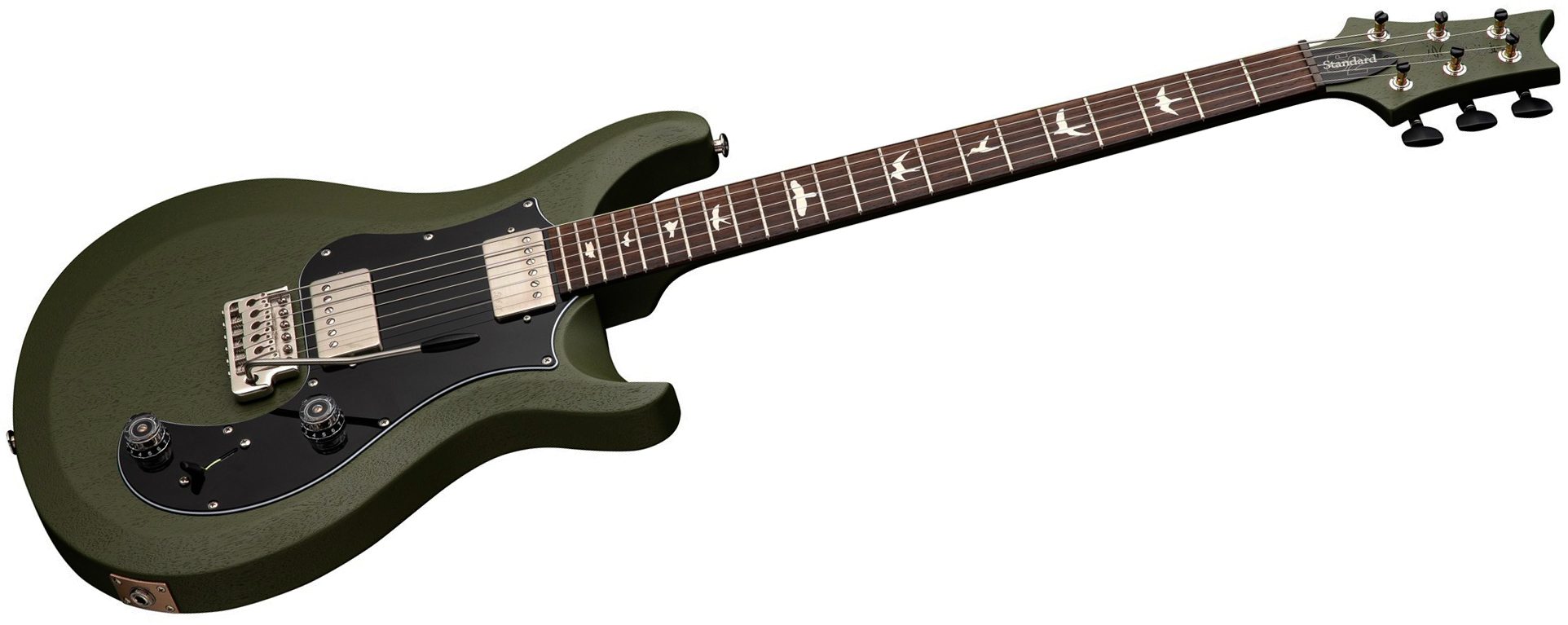 Prs Standard 22 S2 Usa 2h Trem Rw - Matcha Green Satin - Guitare Électrique Double Cut - Variation 2