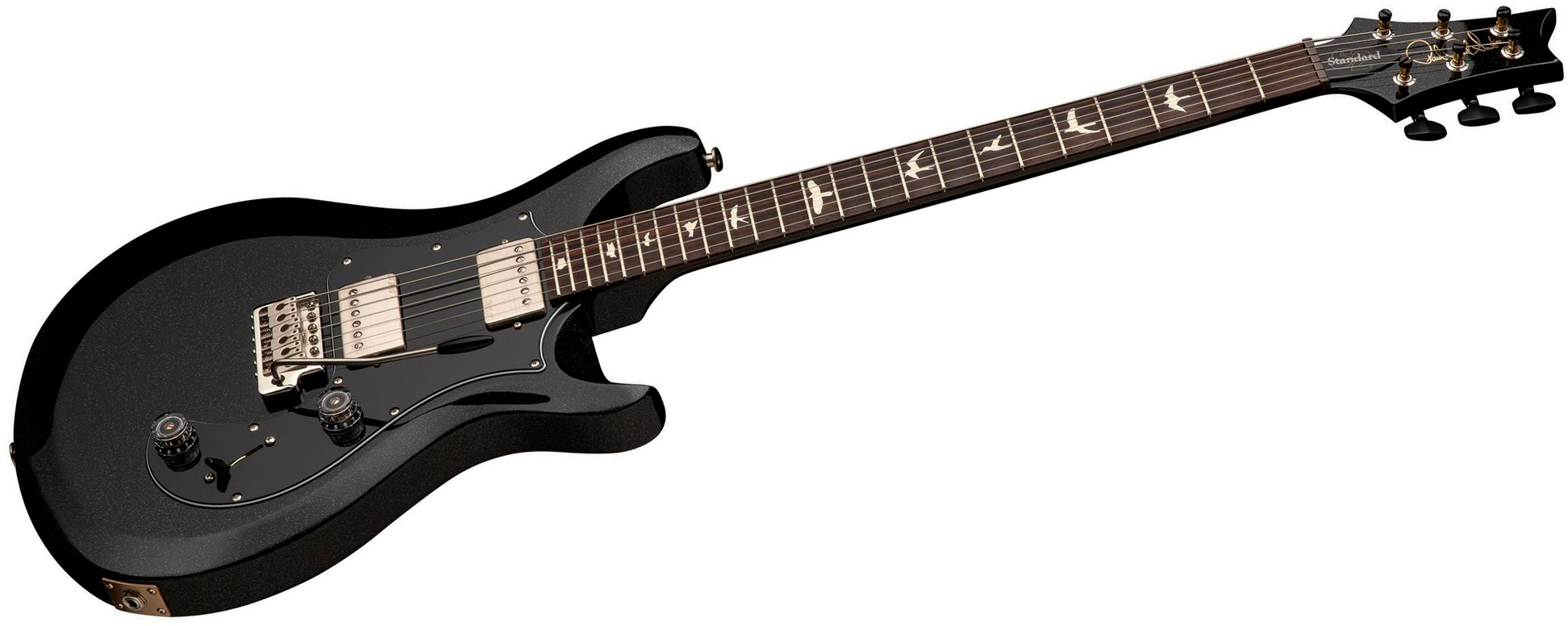 Prs Standard 24 S2 Usa 2h Trem Rw - Black Rainbow Holoflake - Guitare Électrique Double Cut - Variation 2