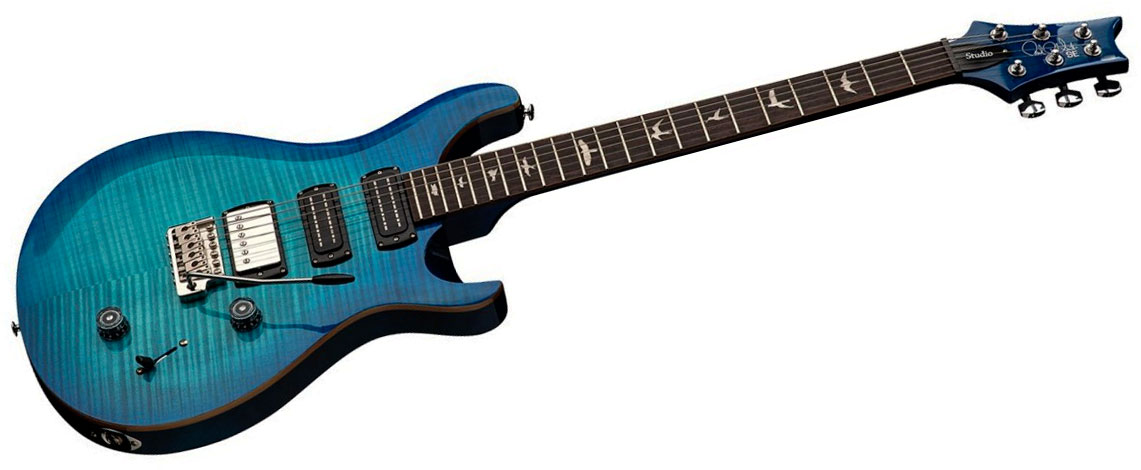 Prs Studio Se 1h 2mh Trem Rw - Lake Blue - Guitare Électrique Double Cut - Variation 2