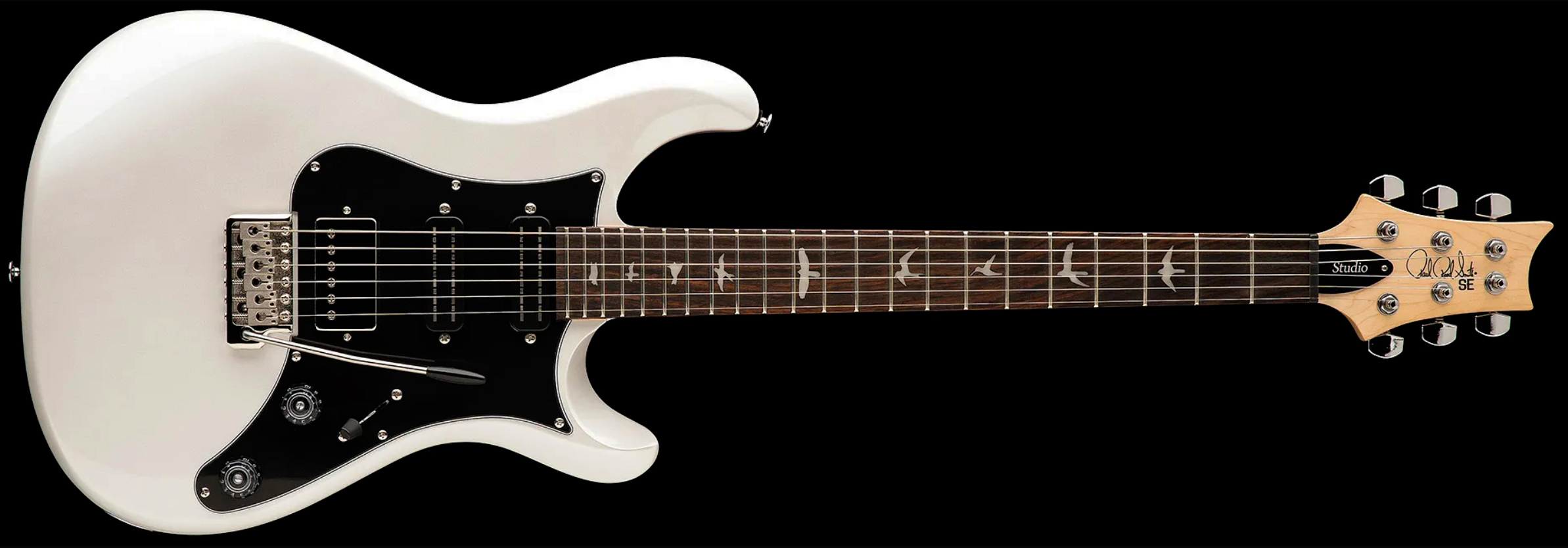 Prs Studio Standard Se (wing Tuners) 1h 2mh Trem Rw - Pearl White - Guitare Électrique Double Cut - Variation 3