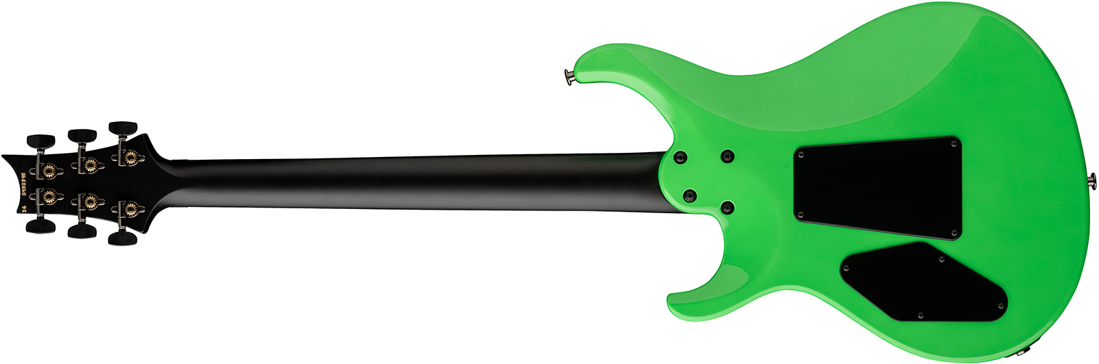 Prs Tekton Floyd Usa 2h Fr Eb - Neon Green - Guitare Électrique Double Cut - Variation 1