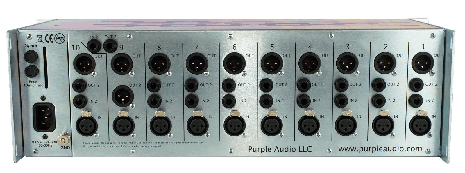 Purple Audio Sweet Ten Rack - Rack Studio - Variation 3