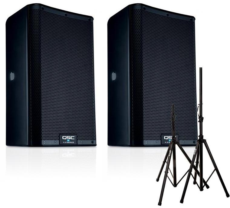 Pack sonorisation Qsc K8.2 + Stand XH6310