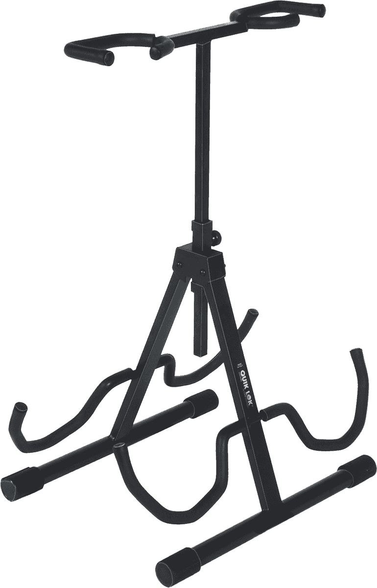 Quiklok Stand Guitare Universel Double - Noir - Stand & Support Guitare & Basse - Main picture