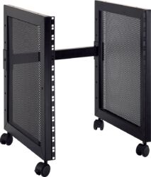 Stand et support studio Quiklok Stand rack 14U avec roulettes de transport