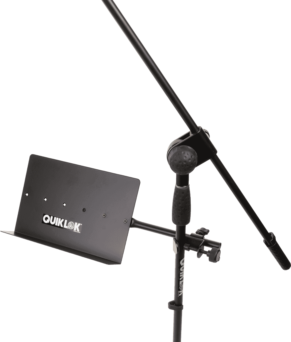 Quiklok Support Pour Partition Avec Clamp - Noir - Pupitre - Variation 1