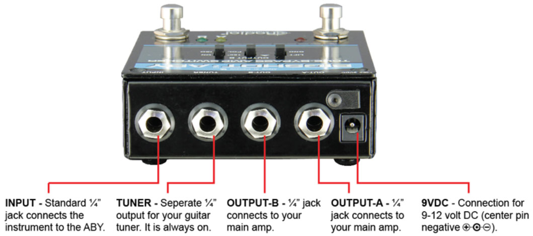 Radial Tonebone Bigshot Aby True-bypass Amp Switcher V2 - Footswitch & Commande Divers - Variation 1