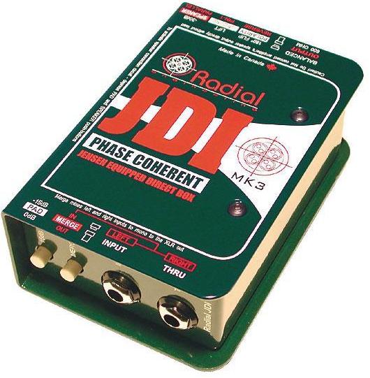 Boitier direct / di Radial J-Class JDI Passive DI