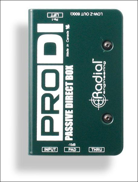 Boitier direct / di Radial ProDI