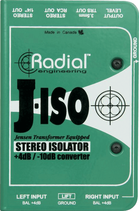 Radial J-iso - Boitier Direct / Di - Variation 3