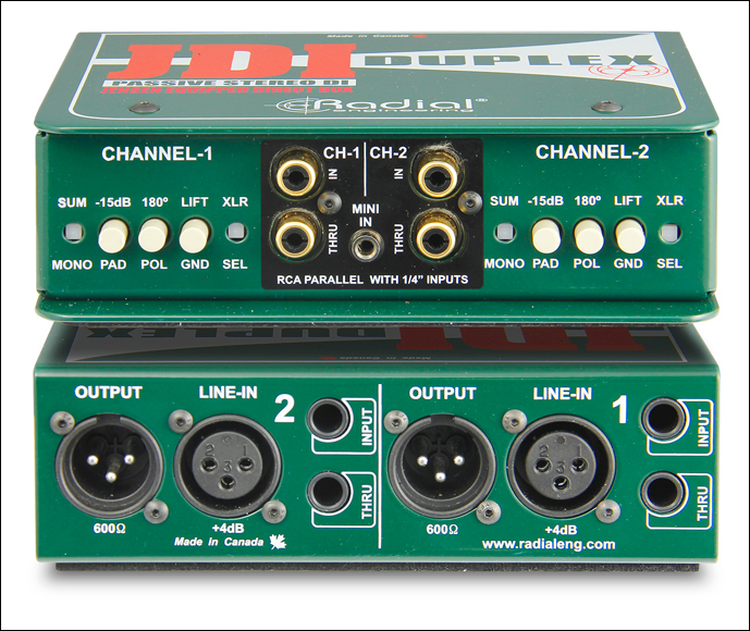 Radial Jdi Duplex Stereo Direct Box - Boitier Direct / Di - Variation 1