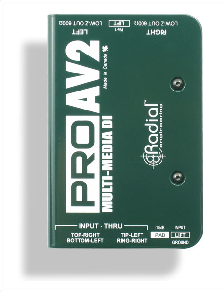 Radial Proav2 Multimedia Di - Boitier Direct / Di - Variation 1