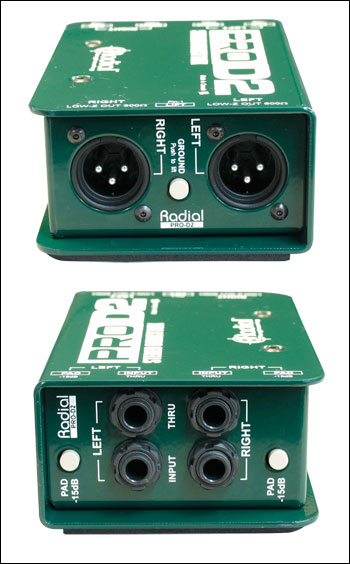 Radial Pro D2 Stereo Passive Direct Box - Boitier Direct / Di - Variation 1