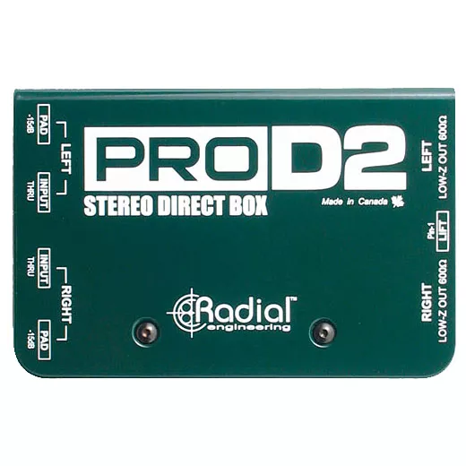 Boitier direct / di Radial ProD2 Stereo Direct Box