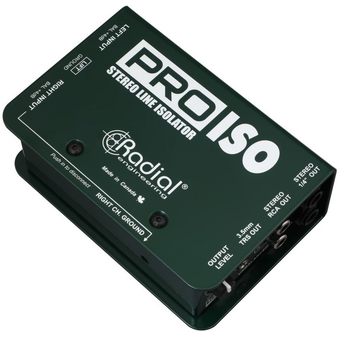Radial Pro Iso Stereo +4/-10db - Convertisseur - Variation 1