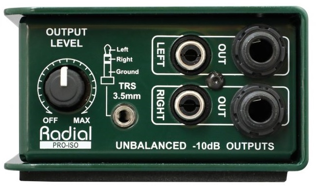Radial Pro Iso Stereo +4/-10db - Convertisseur - Variation 3