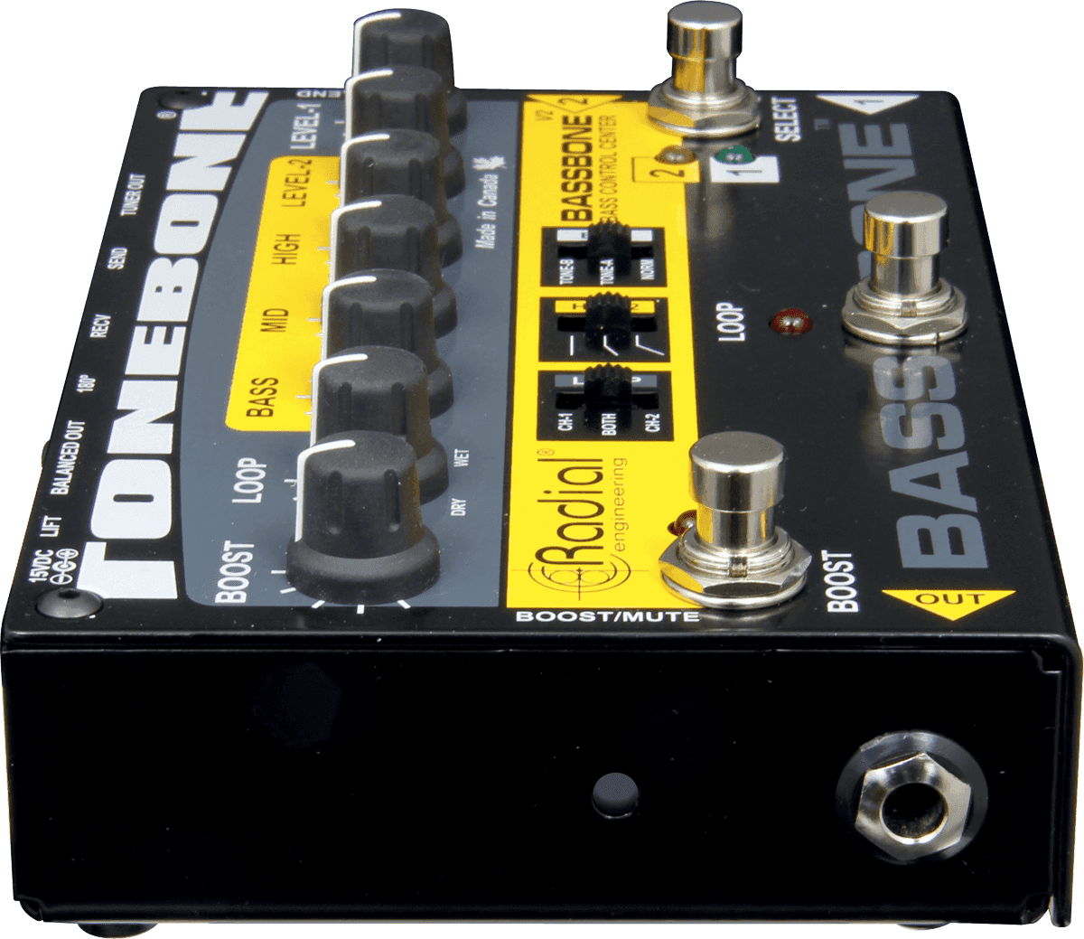 Multi effet basse en pedalier Tonebone Bassbone V2