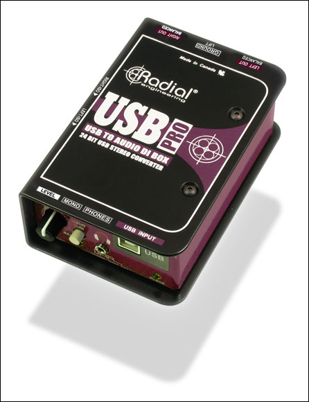 Boitier direct / di Radial USB-Pro