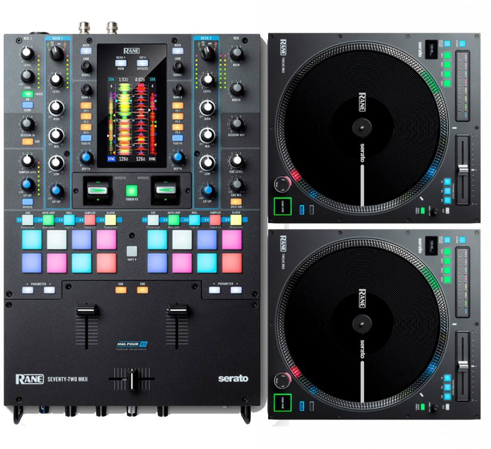 Set dj complet Rane Seventy Two MKII + 2 x Twelve MKII