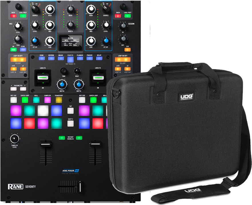 Rane Seventy + Udg U 8474 Bl - Pack Dj Avec Housse/flight/decksaver - Main picture