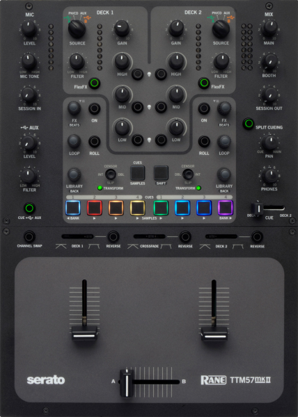 RANE TTM57SL ミキサー Rent DJ Equipment - Rane TTM57SL Serato DJ Mixer Rental
