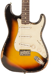 Guitare électrique forme str Rebelrelic S-Series 61 Hardtail #231008 - 3-tone sunburst