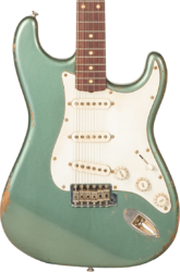 Guitare électrique forme str Rebelrelic S-series 62 #230203 - Light aged sherwood forest green